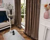 Vorhang Samt Damast HxB 245x140 cm Taupe Gold »MILANO STAR« Produktbild-Vorschau 5