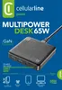 Cellularline MULTIPOWER DESK 65W, Drinnen, AC, Schwarz Produktbild-Vorschau 4