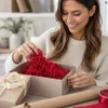 Rot Papierfüllmaterial 100 g – Dekofüllung für Geschenkkörbe, Boxen & Pakete Produktbild-Vorschau