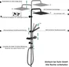 Regendusche Duschsystem mit Ablage, Edelstahl Duschset ohne Produktbild-Vorschau 5