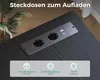 Schreibtisch L Form Stoff Schubladen Aktenschublade USB Produktbild-Vorschau 4