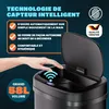 MONZANA® Poubelle automatique acier inoxydable 58 L capteur Voir les images du produit 3