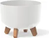 Gracia Standard pot de fleurs à pattes blanches Voir les images du produit 2
