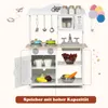 COSTWAY Kinderküche Holz, Kinder Spielküche mit Zubehör, Produktbild-Vorschau 6