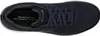 Top-down view of a navy blue Skechers shoe. Produktbild-Vorschau
