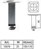 Aqualine ZOJA Höhenverstellbarer Schenkel 100-110mm, Chrom Produktbild-Vorschau 3