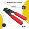 Netzwerk Werkzeug 4in1 Set RJ45 Crimpzange Abisolier LSA Produktbild-Vorschau 4