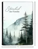 Familienstammbuch, Stammbuch A5 Wald Watercolor Stammbuch Produktbild-Vorschau 2