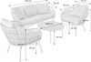 sweeek - Gartenmöbel Seil 4-Sitzer - Beige Produktbild-Vorschau 7