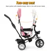 tricycle 4 en 1 pour bébé Tricycle enfant guidon vélo bébé Voir les images du produit 5