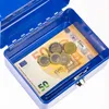 Geldkassette mit Münzeinsatz von HMF mit 15 cm Breite in Blau Voir les images du produit
