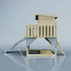 OutdoorToys Spielturm Nils aus Holz in Blau Eisblau, mit Produktbild-Vorschau 3