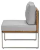 home24 Loungesofa - 2-teilig - Webstoff / Teak Massiv Produktbild-Vorschau 8