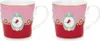 PIP STUDIO Love Birds Medallion Red-Pink Henkelbecher Large Produktbild-Vorschau 2