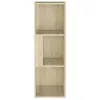 vidaXL Eckregal Sonoma-Eiche 33x33x100 cm Holzwerkstoff Produktbild-Vorschau 4