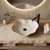 Lavabo Da Appoggio Rea Pearl Warm  Beige Anteprima dell’immagine prodotto 4
