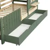 Merax Kinderbett Hausbett 90x200cm mit 2 Schubladen, Produktbild-Vorschau 12