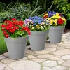 Fioriera - ROUND - S - Ø 30 cm - Colore: grigio chiaro Anteprima dell’immagine prodotto 6