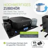 Juskys® Whirlpool SpaLuxe Schwarz/Weiß - 3000W 130 Düsen Produktbild-Vorschau 3