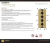 Tapicerka Drzwiowa KARO 5x5-Czekolada - kompletny zestaw do Podgląd zdjęcia produktu 7