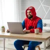 Onesie Kigurumi Pigiama Spiderman Costume travestimento S: Anteprima dell’immagine prodotto 6