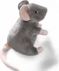 A plush toy mouse sitting on a white background. Produktbild-Vorschau