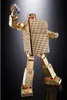 A golden robot figure standing against a dark background. Produktbild-Vorschau