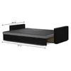 3-Sitzer-Sofa mit Schlaffunktion ASTO1 - Beige/Braun Produktbild-Vorschau 3