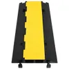 vidaXL Kabelbrücke 2 Kanäle Gummi 100 cm - Kabelbrücke - Produktbild-Vorschau 3