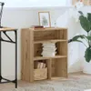 vidaXL Bibliothèque Artisan-Chêne 60x30x71,5 cm Matériau Voir les images du produit 3