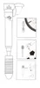 DUNLOP Fahrradpumpe mini (20cm) mit 3 Adaptern Radpumpe Produktbild-Vorschau 3