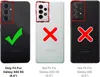 Comparison of phone cases for different Samsung Galaxy models, indicating compatibility. Produktbild-Vorschau