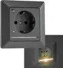 MILOS Schutzkontakt-Steckdose mit LED anthrazit, 250V/ 16A, Produktbild-Vorschau 5