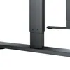A close-up view of the base and legs of a height-adjustable desk. Anteprima dell’immagine prodotto