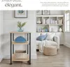 Table d’appoint Memphis 34x30x59cm - Bois clair industriel, Voir les images du produit 5