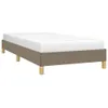 vidaXL Bettgestell Taupe 90x200 cm Stoff -  Betten & Produktbild-Vorschau 4