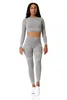 Stark Soul® Sport Leggings High Waist - Grau-Melange -  L Produktbild-Vorschau 3