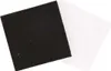 Two square filters, one black and one white, are placed next to each other on a white background. Voir les images du produit
