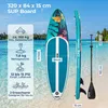 SUP-Board 320x84x15 cm, Bis zu 160 kg, extra breites iSUP, Produktbild-Vorschau 2