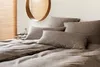 elegante Mako-Satin Bettwäsche Maison Arcs basalt 135x200 Produktbild-Vorschau 5