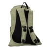The back view of a green backpack. Produktbild-Vorschau