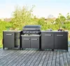 COZZE G-800 COMBO Plancha Grill 3 Brenner Gasgrill mit Produktbild-Vorschau 7