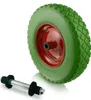 Bituxx PolyurethanSchubkarren Rad 4.80/4 4.00-8 Grün Produktbild-Vorschau 1