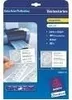 The image shows the packaging of Avery Zweckform business cards, with a printer and a hand holding a printed card visible. Anteprima dell’immagine prodotto