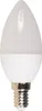 A white LED candle lamp with a silver base is shown against a white background. Produktbild-Vorschau