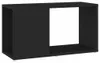 vidaXL TV skříňka černá 60x24x32 cm Dřevěný materiál Náhled obrázku produktu 6