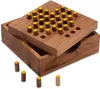 Solitär Gr. L mit gelben Steckern – Solitaire – Denkspiel Produktbild-Vorschau 3