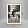 Gerahmtes Poster - Rahmen in heller Eiche - Ballerina Tanz Produktbild-Vorschau 5