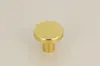 Runder Möbelgriff aus gebürstetem Gold, 2,5 cm - Eleganter Produktbild-Vorschau 3