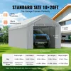 Tente de garage Carport, haut + paroi latérale 3 x 6 m, Voir les images du produit 4